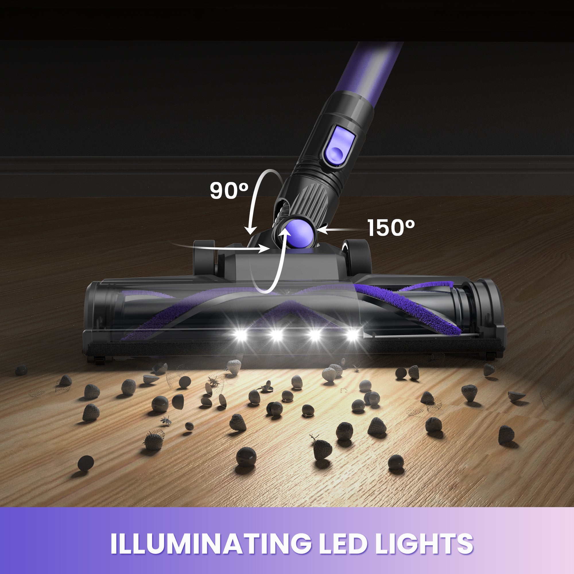 INSE Lightweight Cordless Stick Vacuum Cleaner for Carpet Hardwood Floor Pet Hair, N3P & N3E