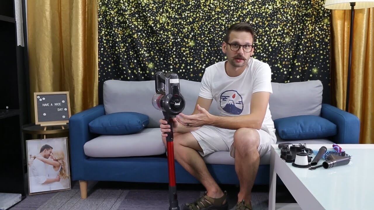 Load video: inse n6 lightweight cordless vacuum product review-inselife.com