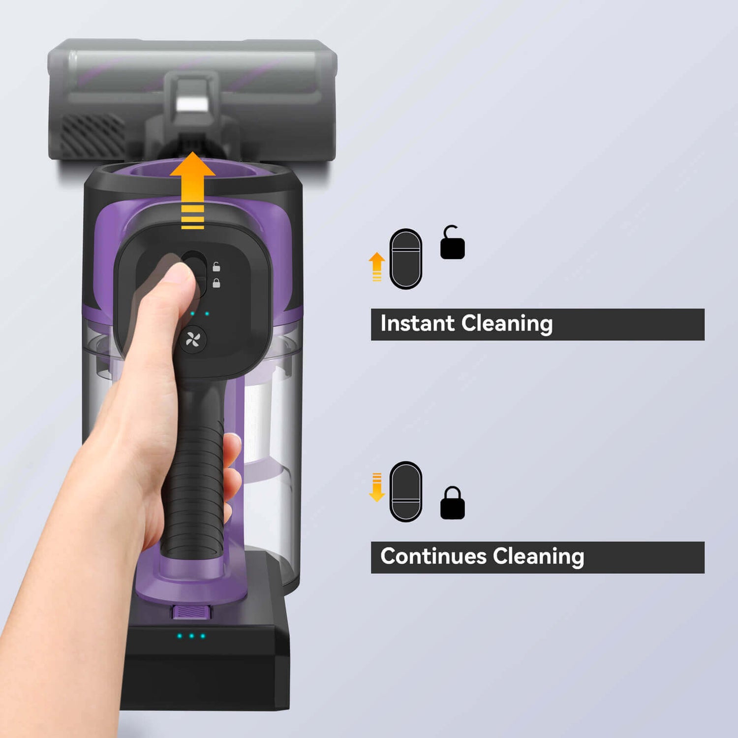 inse s10 cordless vacuum with two cleaning modes-inselife.com