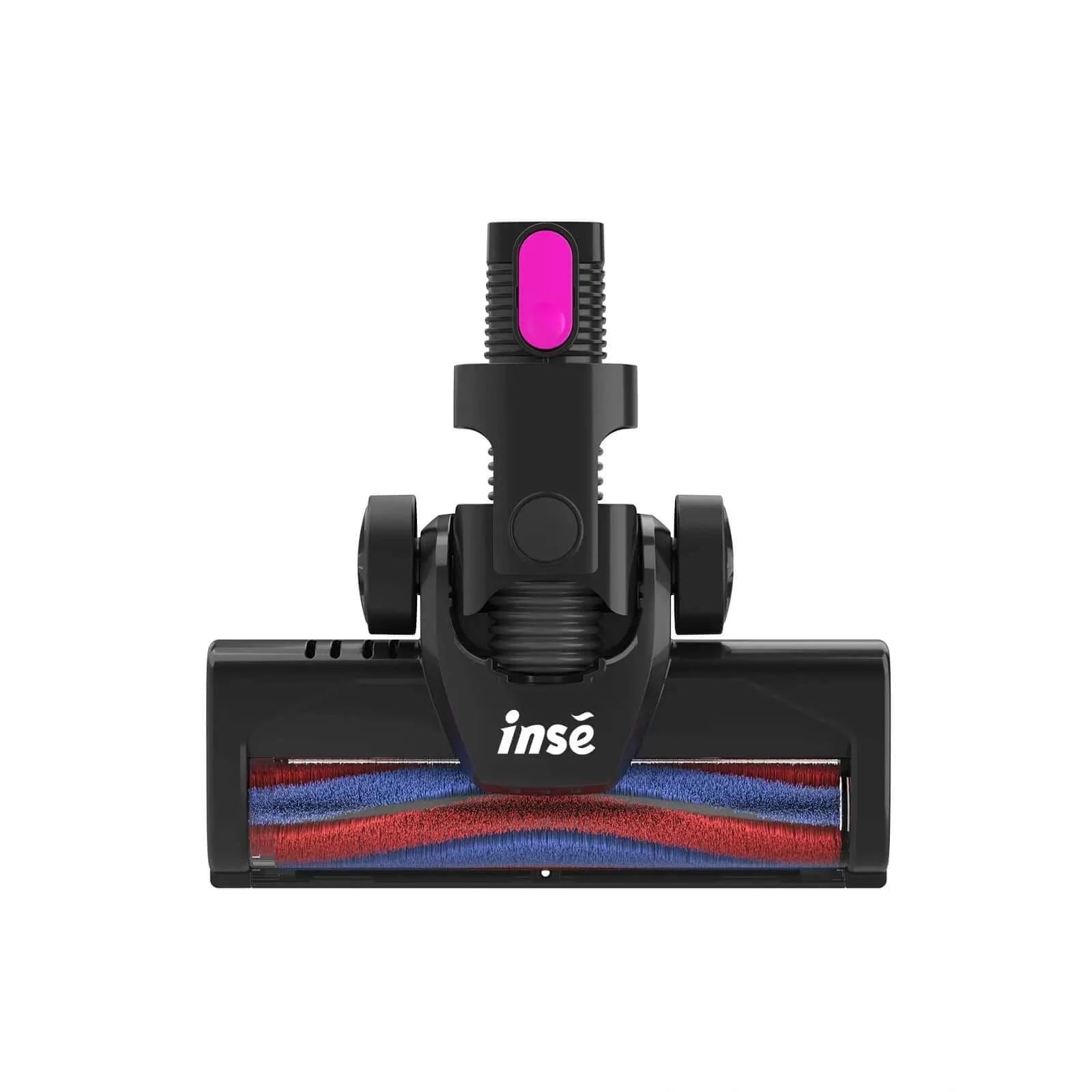INSE N5T Cordless Vacuum Motorized Head Brush rose red
