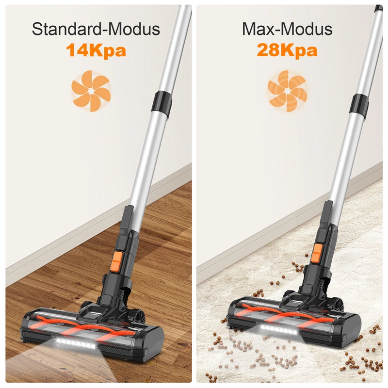 INSE S670 Cordless Vacuum Cleaner clean hard floor and carpet