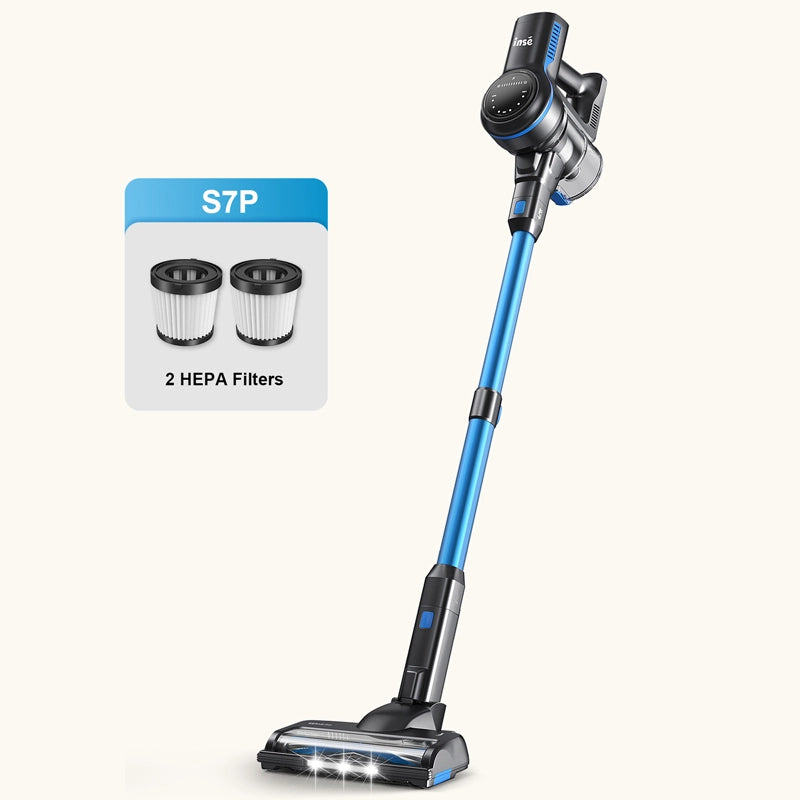 INSE S7P Cordless Stick Vacuum Rechargeable Vac For Hardfloor Carpet