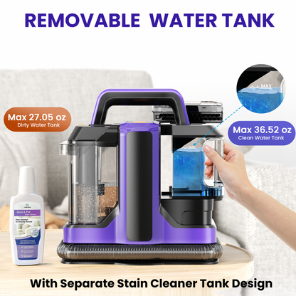 INSE Upholstery Carpet Cleaner Includes 8.5oz Deep Clean Pro Formula, C7