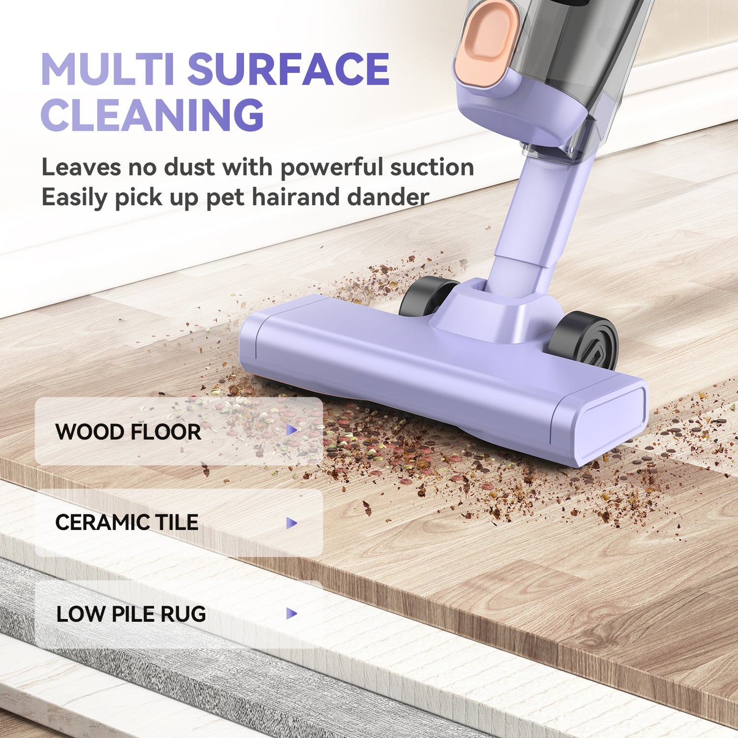 Why stick vacuums often work well on low-pile carpet