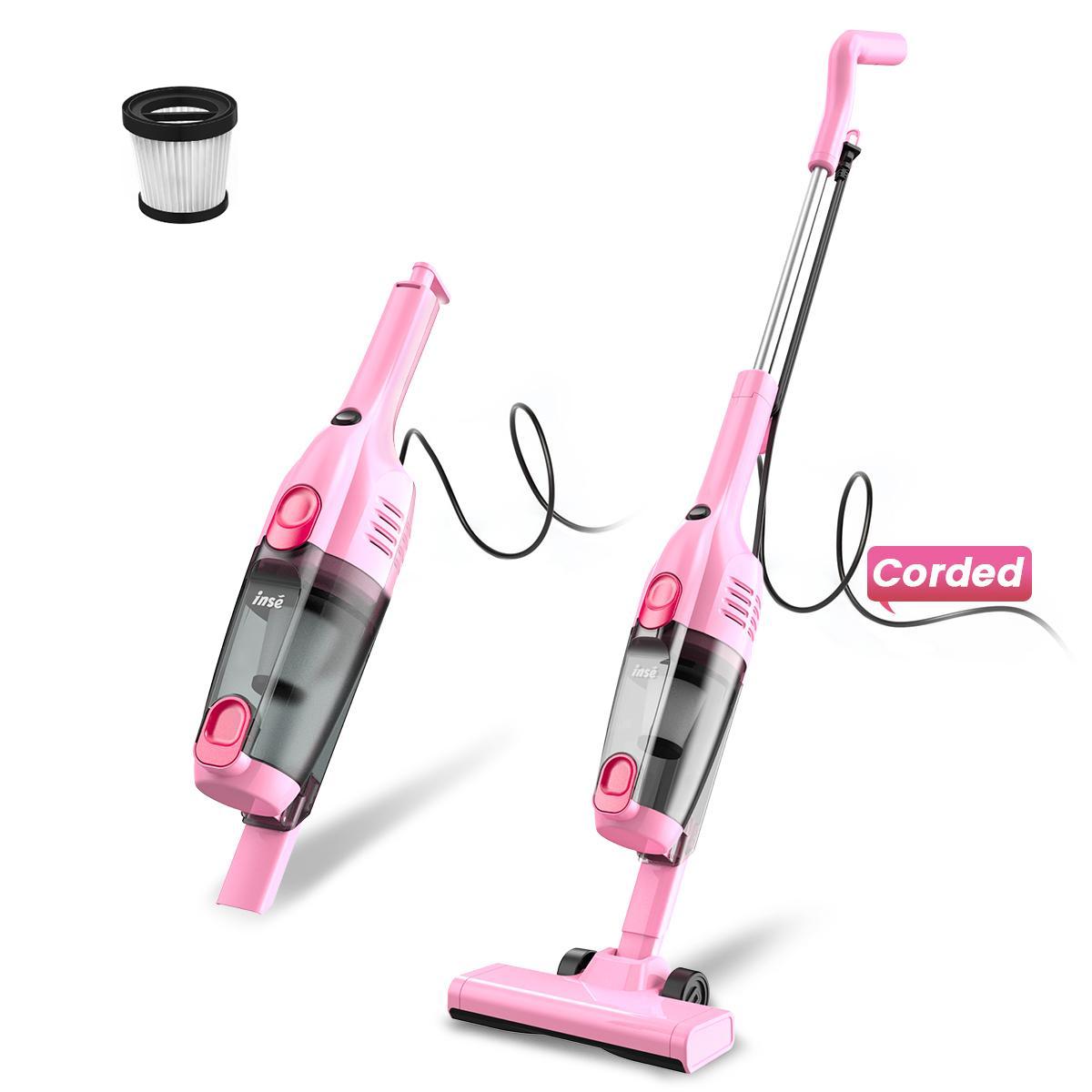 INSE R6X Corded Stick Vacuum Cleaner for Hard floors 15KPa Suction with 600W Motor