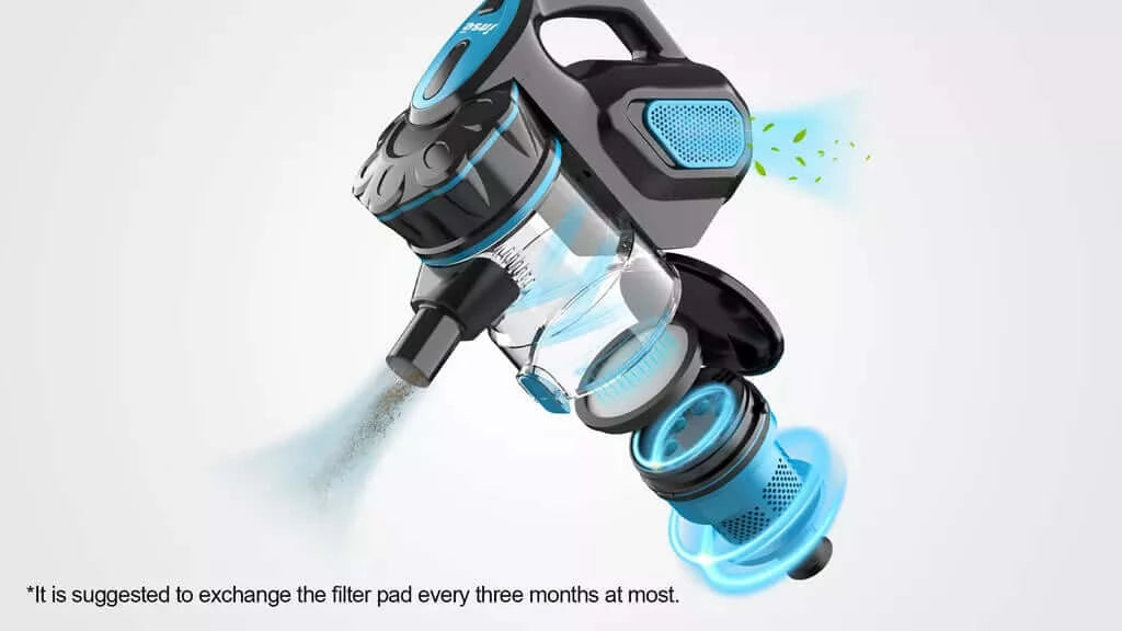 inse i5 corded stick vacuum high efficient filtration-inselife.com