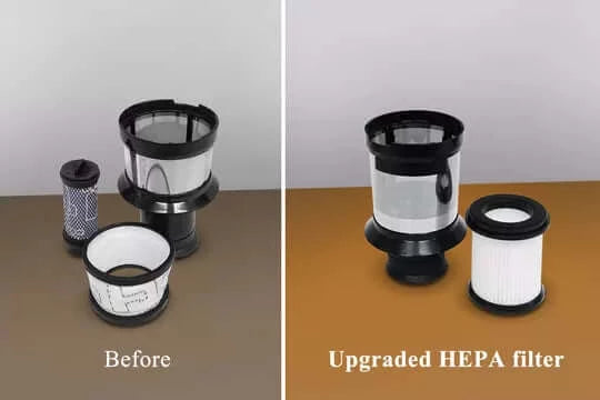 inse n5s cordless vacuum has updated hepa filter than n5 cordless vacuum-inselife.com