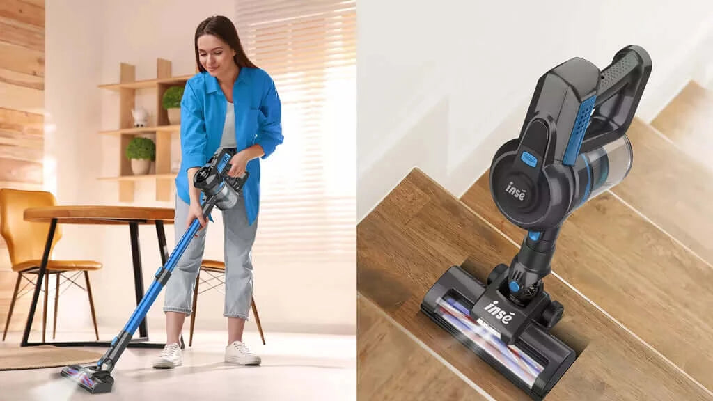 inse n6s lightweight cordless vacuum clean floors or stairs-inselife.com