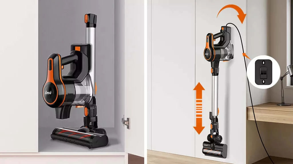 inse s610 cordless hepa vacuum with two storage ways-inselife.com
