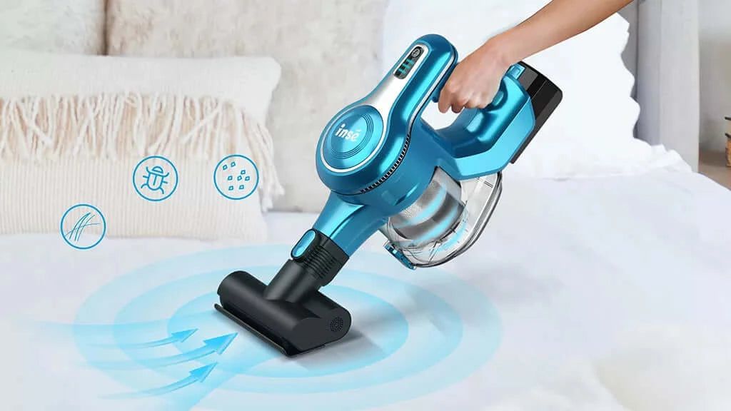 inse s6p pro cordless vacuum with 2 batteries clean bed bugs with bed brush-inselife.com