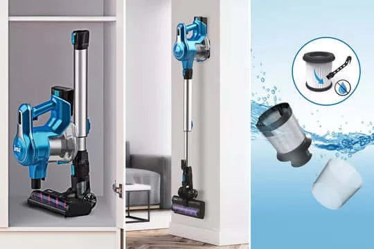 inse s6p pro cordless vacuum with 2 batteries easy storage and filters-inselife.com