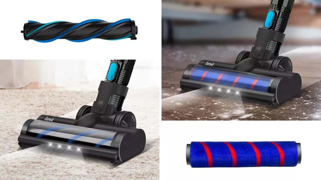 cordless vacuum with two roller brushes-inselife.com