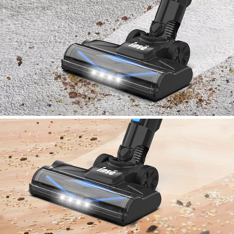 inse n5t cordless vacuum for hard floor and low pile carpet