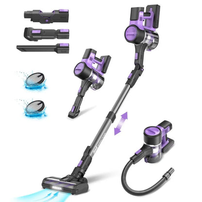 INSE S10 Cordless Vacuum For Pet Hair Power Saving with 26Kpa Powerful Suction