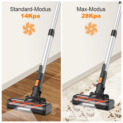  INSE S670 Cordless Vacuum Cleaner clean hard floor and carpet