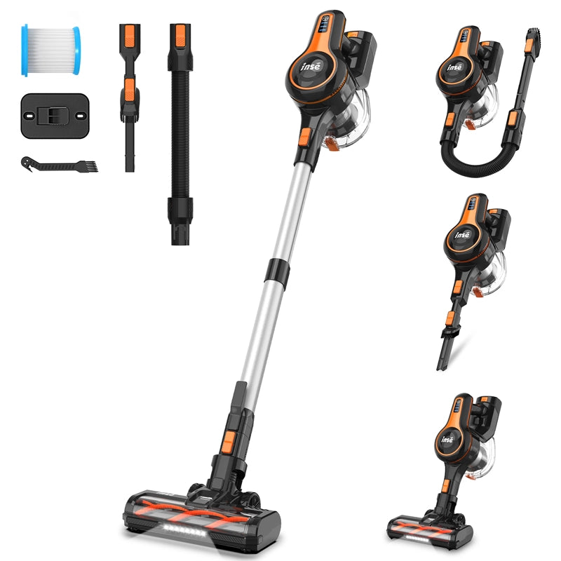 INSE S670 Cordless Vacuum Cleaner orange