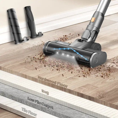 INSE S9 cordless vacuum two roller brushes-inselife.com