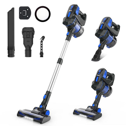 INSE V770 cordless stick vacuum under $100 dark blue