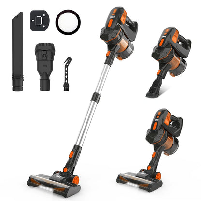 INSE V770 cordless stick vacuum under $100 orange