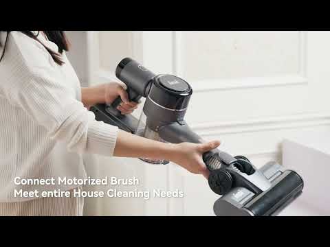 INSE S9 Cordless Stick Vacuum 30Kpa For Carpets With Smart Induction and LED Screen