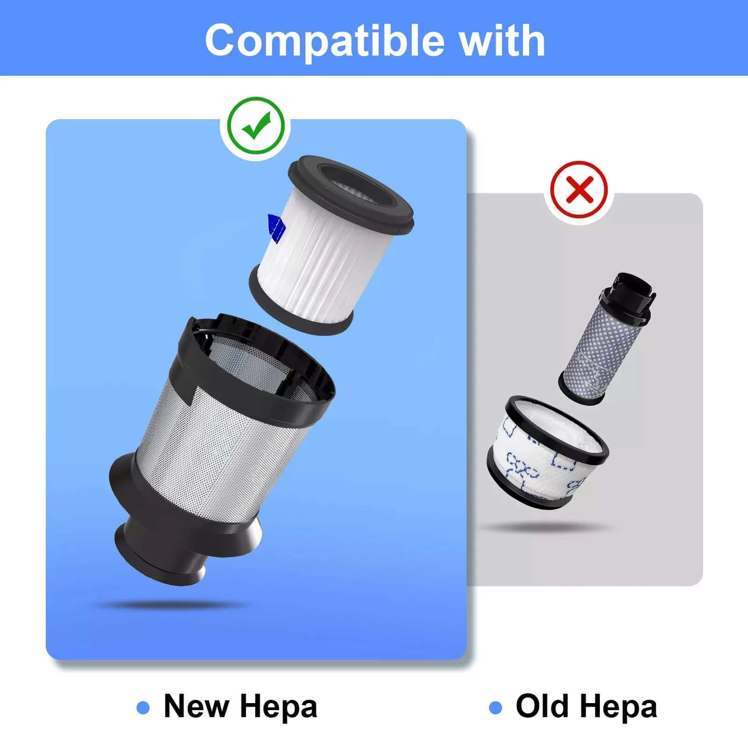 INSE N5S Cordless Vacuum Filters - comparison-inselife.com