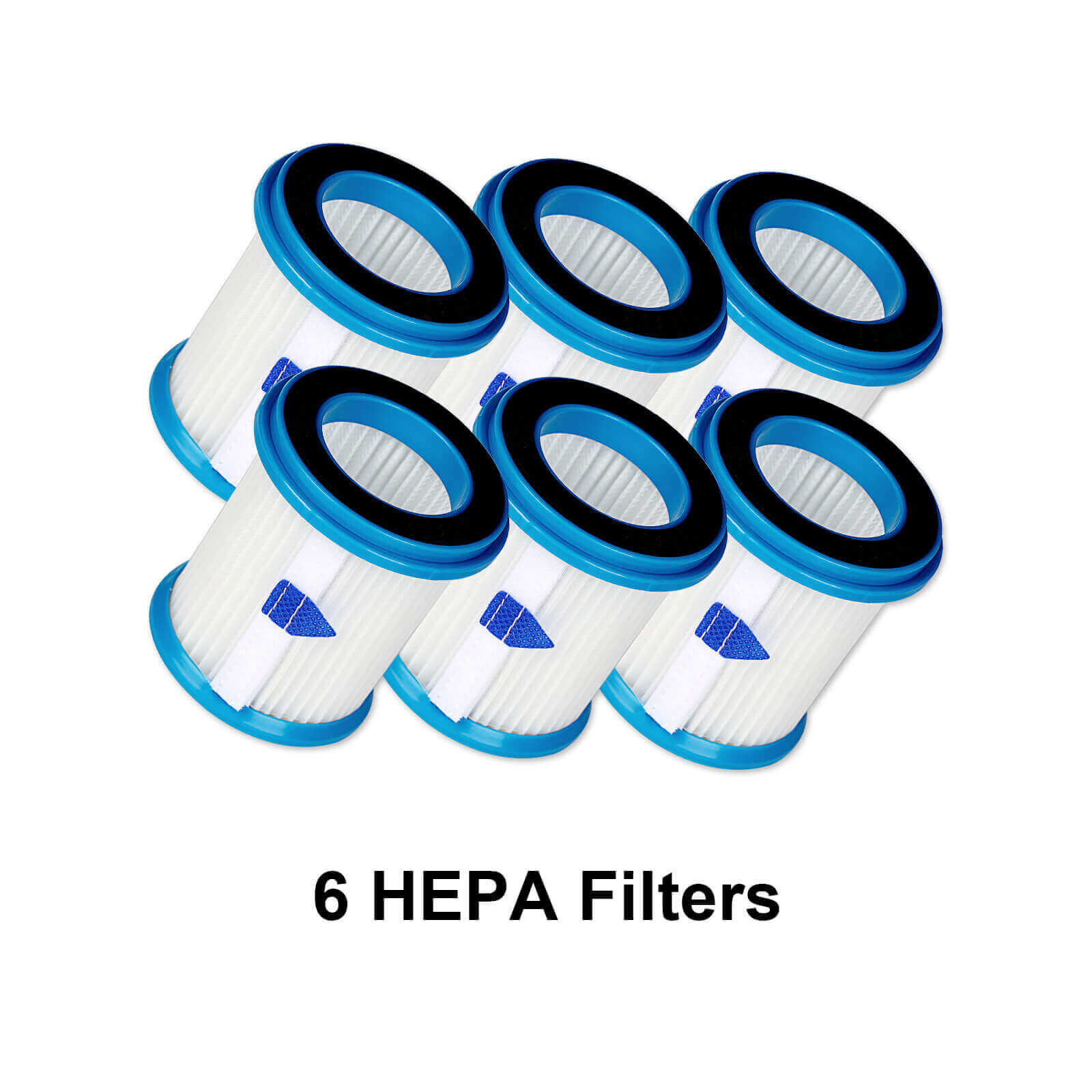 INSE S6T/S6P Pro/S610 Cordless Vacuum Filters - UpdatedStyle: HEPA-6 Packs-inselife.com