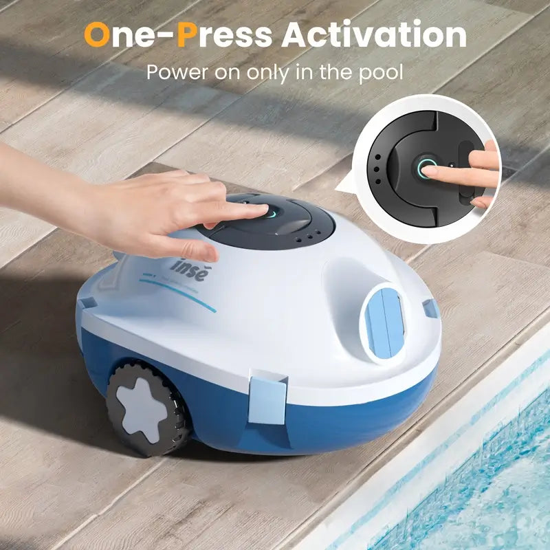 INSE Y10 Cordless Pool Vacuum Robot For Above Ground Pool / Inground Pool