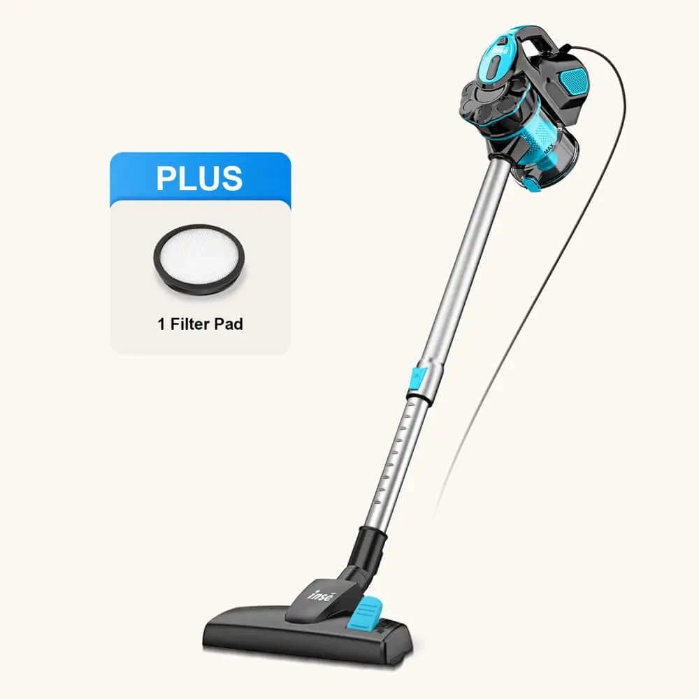 inse i5 corded stick vacuum-blue with 1 filter-inselife.com