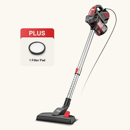 inse i5 corded stick vacuum-red with 1 filter-inselife.com