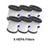INSE N5S Cordless Vacuum Filters - Updated-Size: HEPA-6 Packs-inselife.com