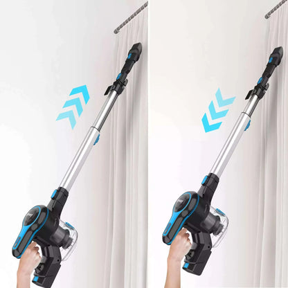 INSE N5S Cordless Vacuum clean the curtain with retractable tube-inselife.com