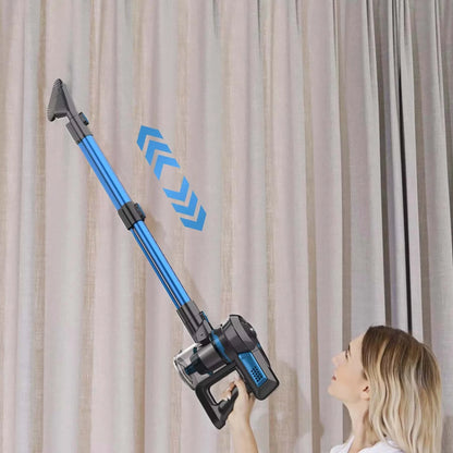 INSE N6S Rechargeable Stick Vacuum for curtains with retractable tube-inselife.com