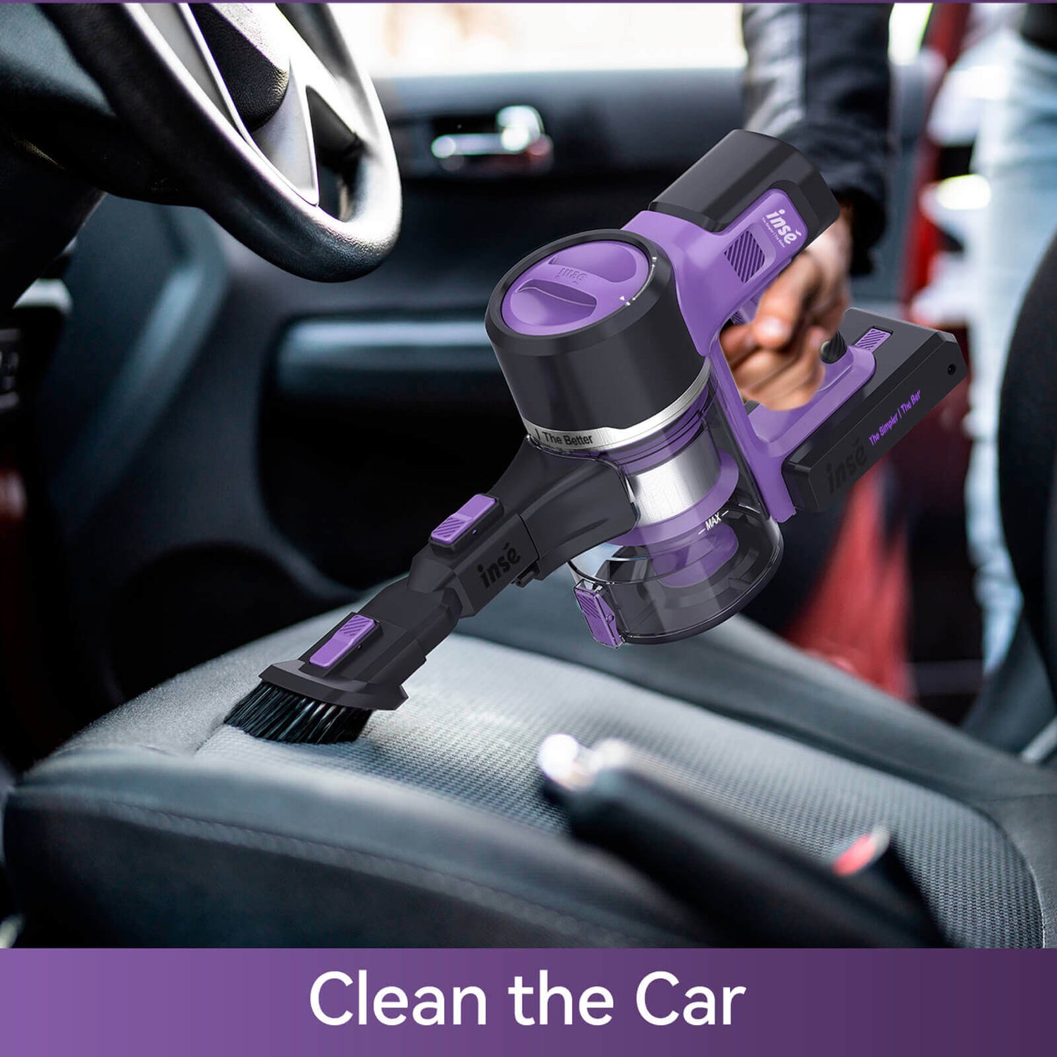 INSE S10 portable Cordless Vacuum for cars-inselife.com
