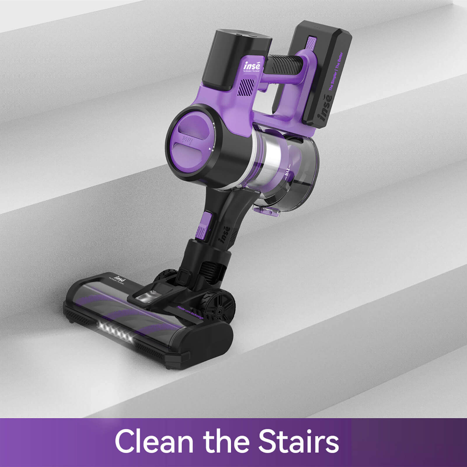 INSE S10 portable Cordless Vacuum for stairs-inselife.com