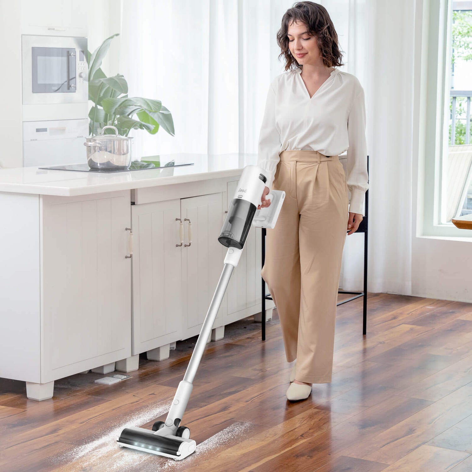 INSE V120 cordless vacuum for hardwood floors for home-inselife.com