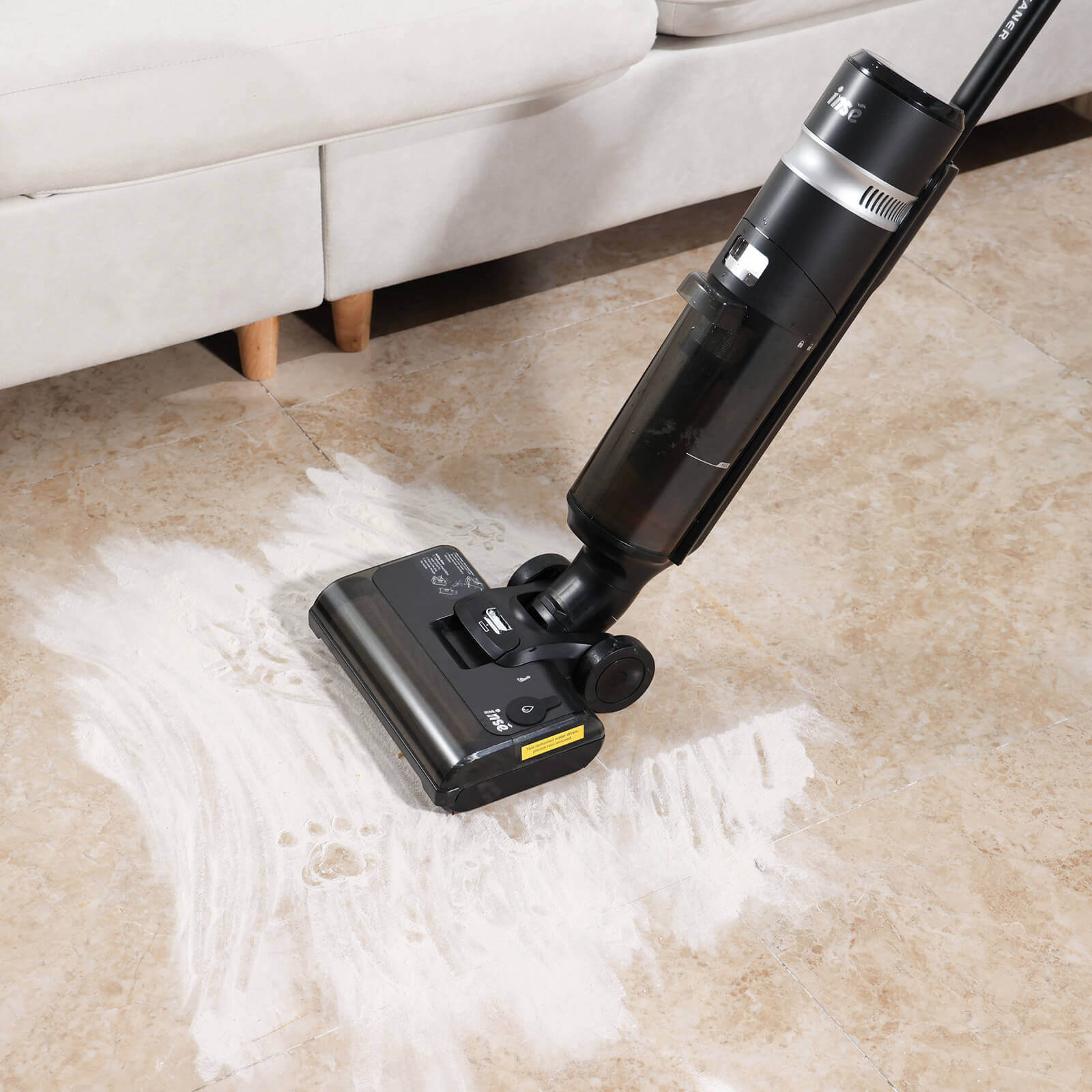 INSE W5 Cordless Wet Dry Vacuum Cleaner clean flour-inselife.com
